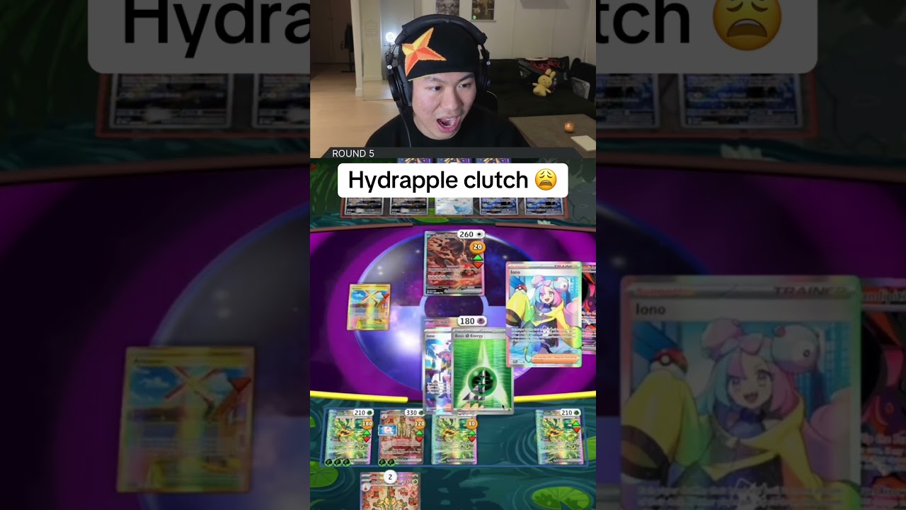Hydrapple clutch after iono to 2 #ptcgl #pokemoncards #pokemontcglive
