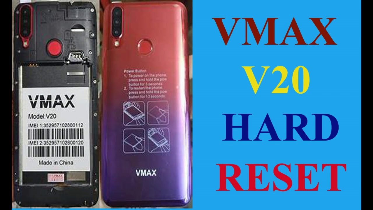VMAX V20 HARD RESET LOCK REMOVE / ALL CHAINA PHONE HARD RESET