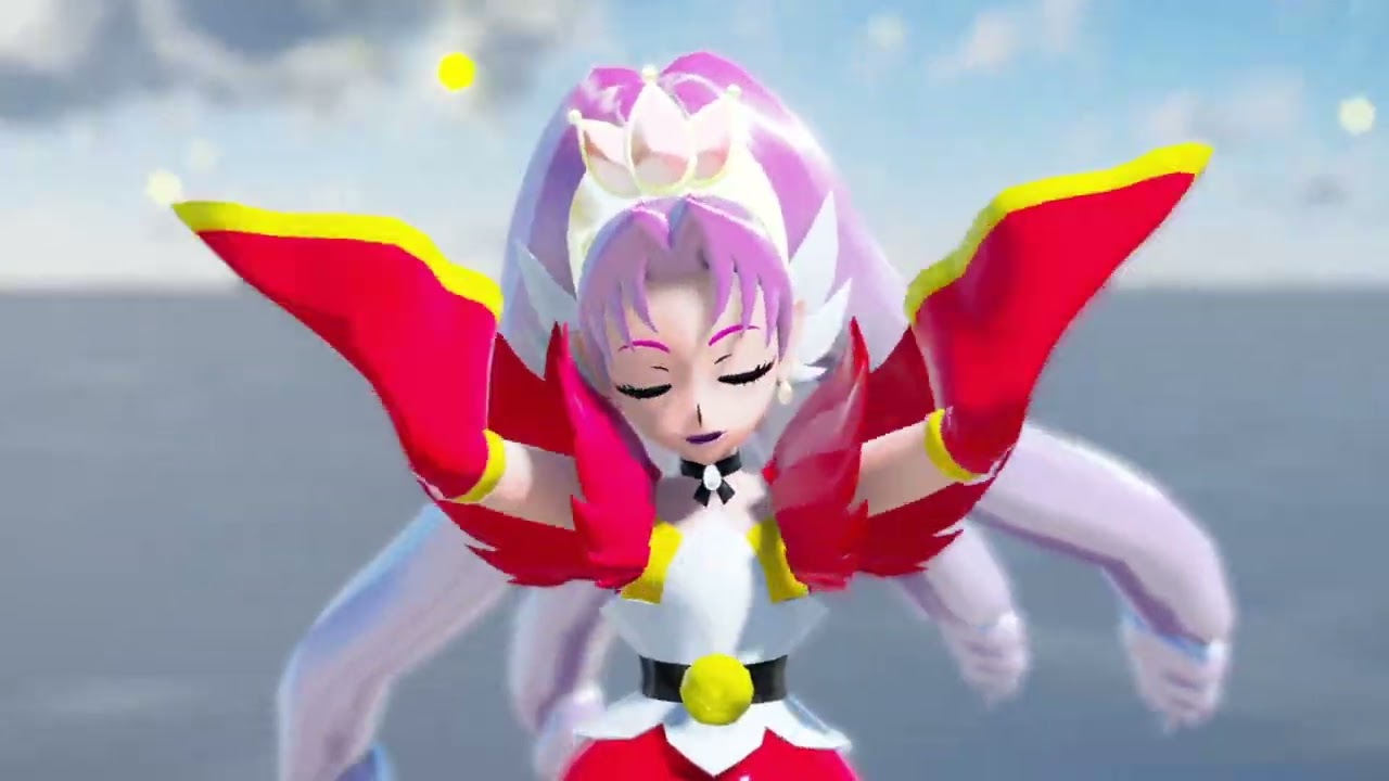[MMD Precure] Cure Beauty.Cure Scarlet - Spicy / aespa [Motion DL]
