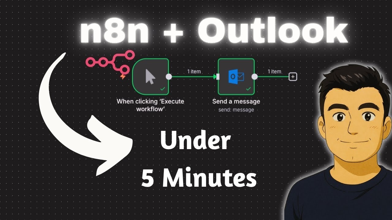 How to connect n8n Local with Outlook Email Service? Step-by-step for Beginners (Under 5 minutes)