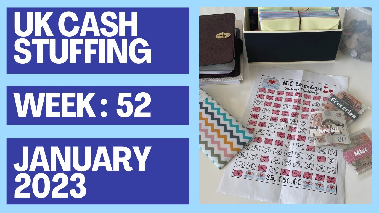 UK CASH STUFFING | WEEKLY CHECK-IN & COMPLETING THE 100 ENVELOPE CHALLENGE