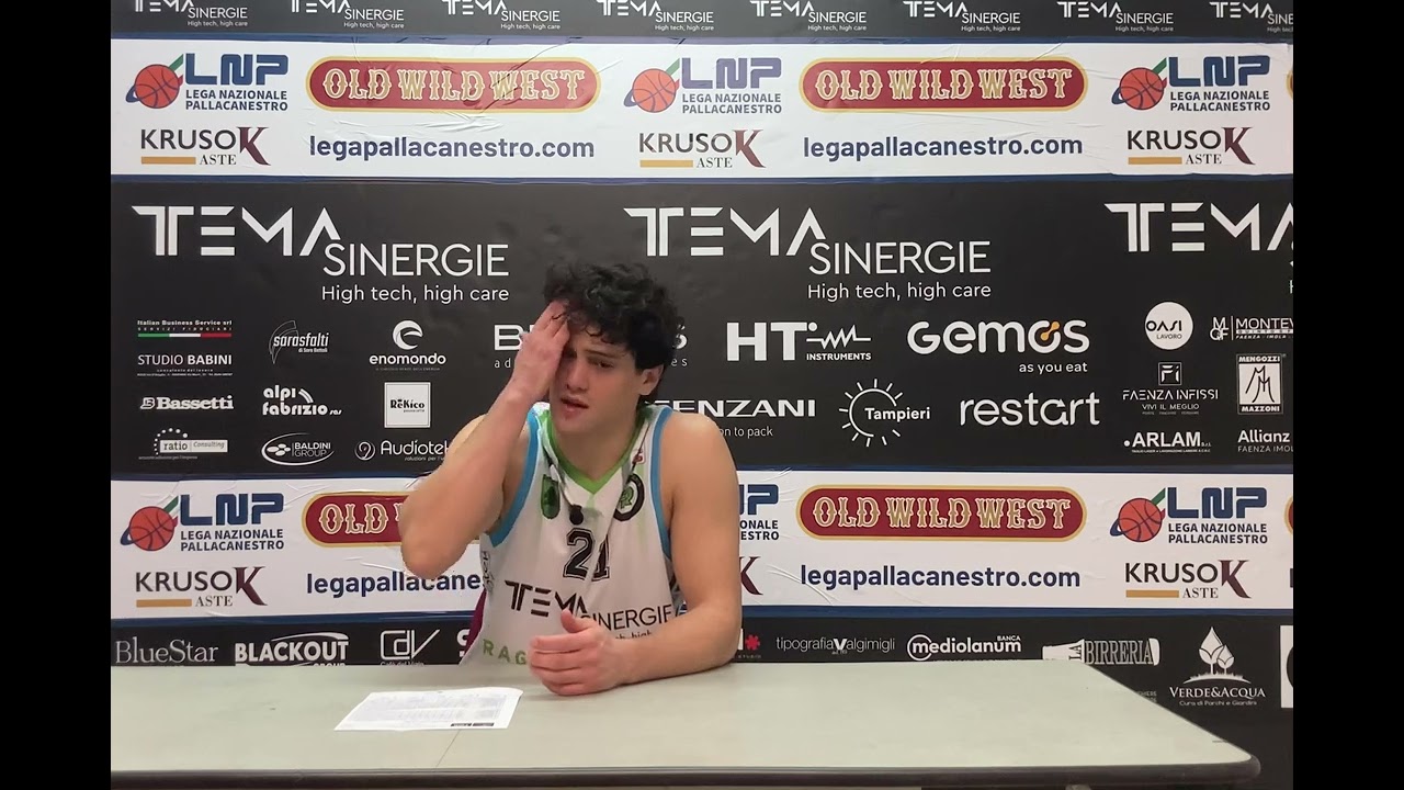 Tema Sinergie Faenza - Jesi 78-74, la conferenza stampa di Alberto Fragonara