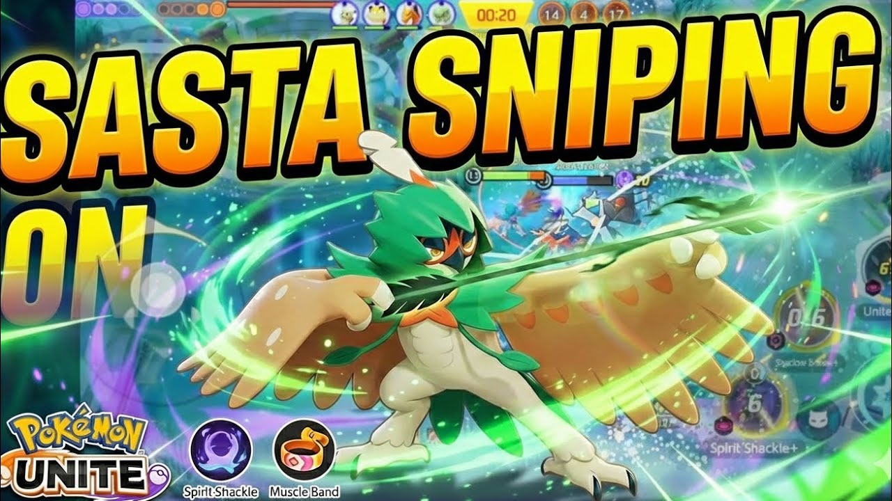 Sasta Sniping | Decidueye | Pokemon Unite | #pokemonunite 