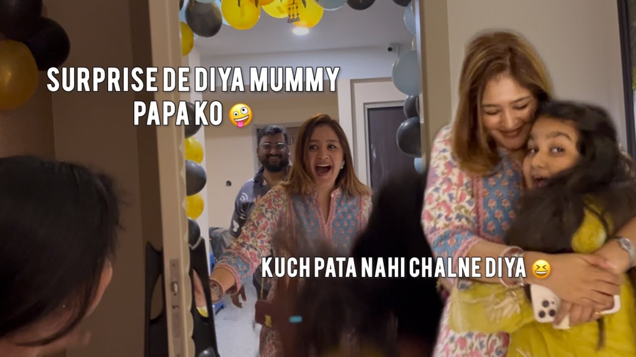 Mummy Papa ki Anniversary Vlog | surprise 🤭