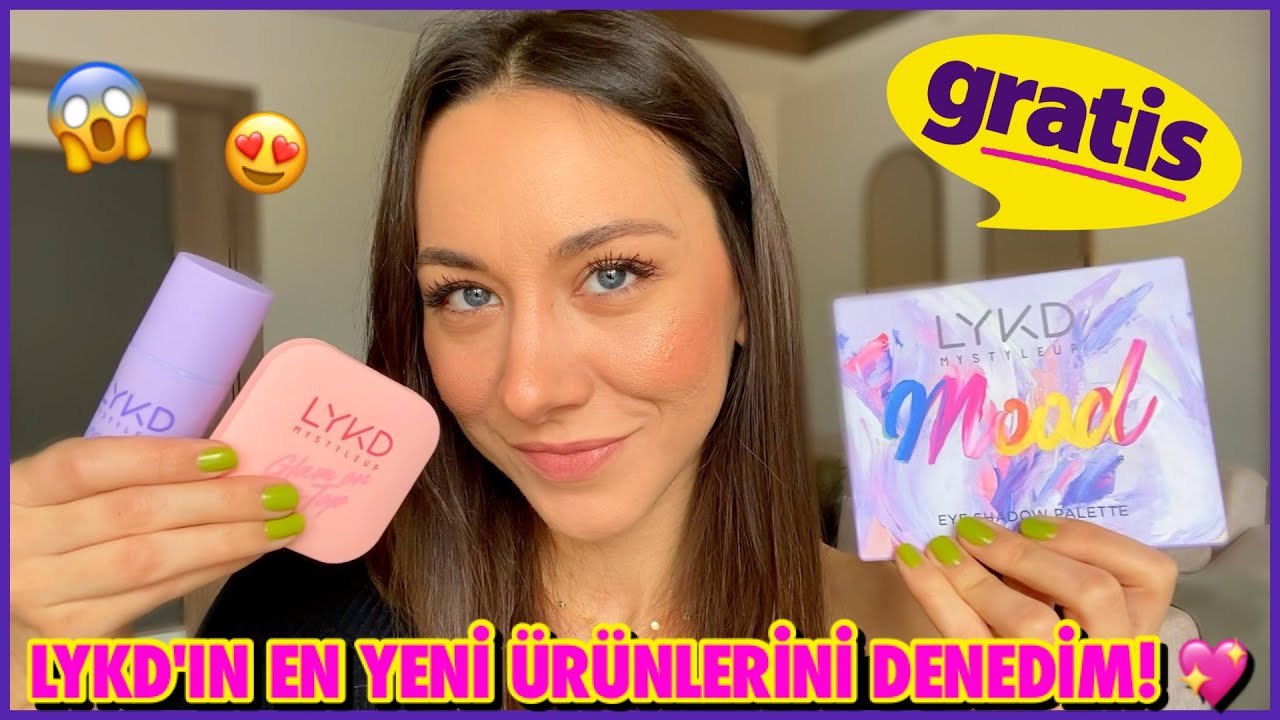 LYKD'IN EN YENİ ÜRÜNLERİNİ DENEDİM! 😍 | FAR PALETİ, MAKYAJ BAZI, ALLIK VE HIGHLIGHTER 💁‍♀️