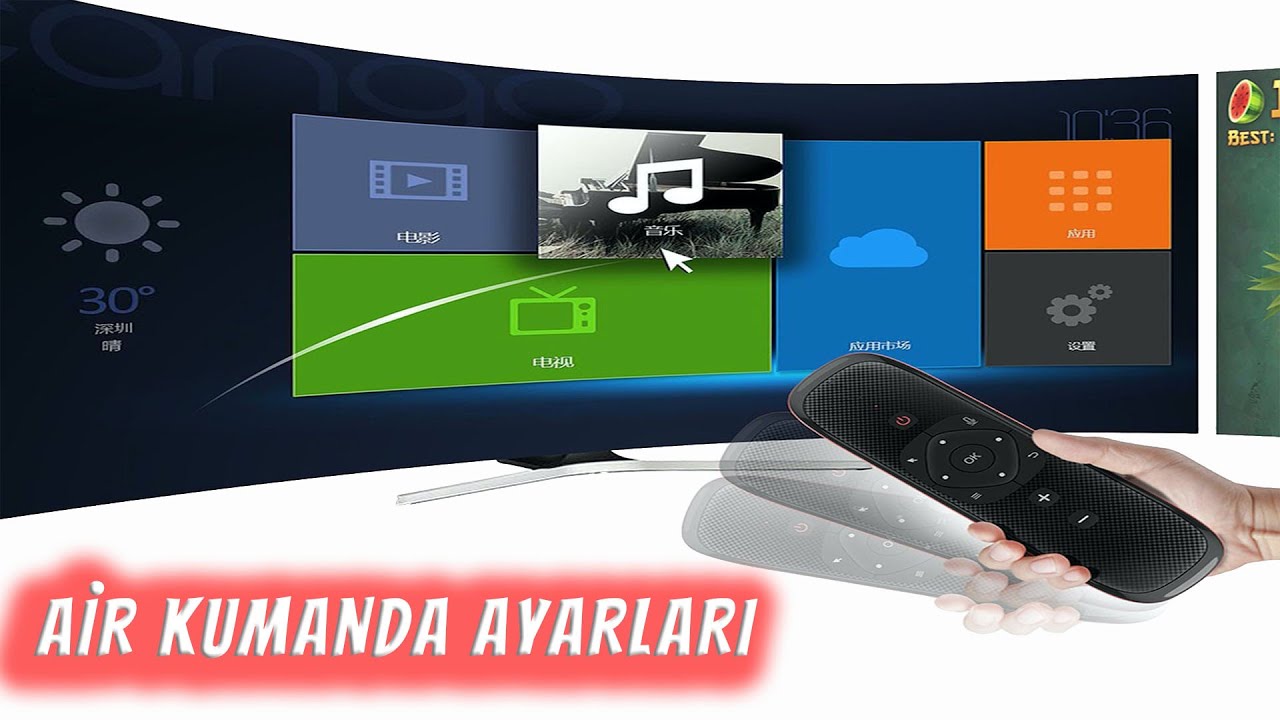 Android Tv ve Tv Boxlarda Air Kumanda Ayarları