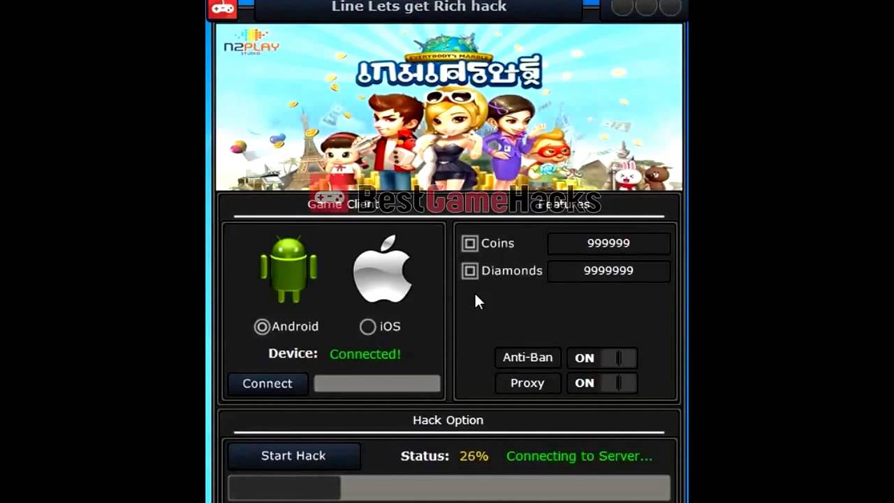 GAME TUTORIAL Line Lets get Rich new hack