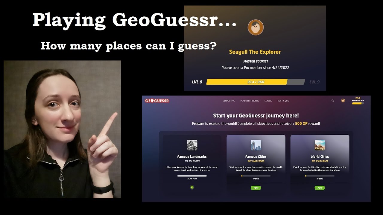 A Newbie playing GeoGuessr