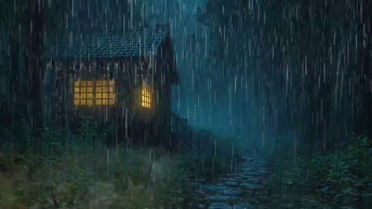 ASMR Stormy Rain Sleep | Heavy Rainstorm Sounds for Deep Relaxation and Peaceful Sleep