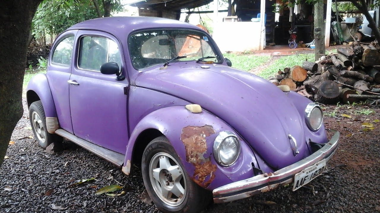 Fusca 73 da Melissa! Separação da carroceria do chassi.