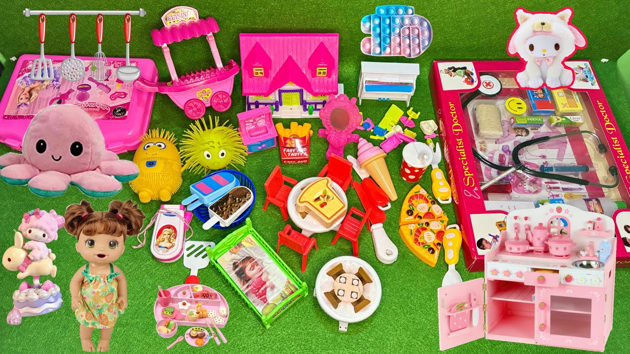 Hello Kitty 4•02 Satisfying Kitten Set Unboxing Toys Review ASMR DIY project