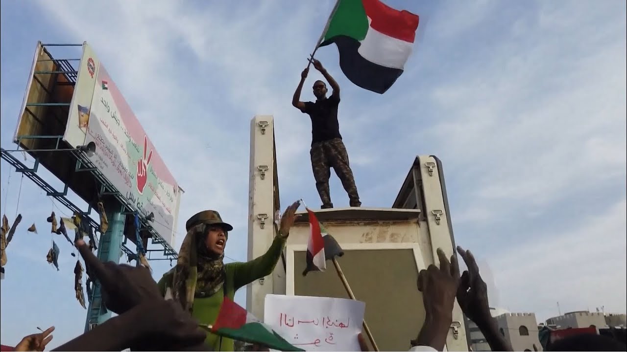 'Thawra' Revolution - women leading the way (Sudan) - ITV News - 16th April 2019