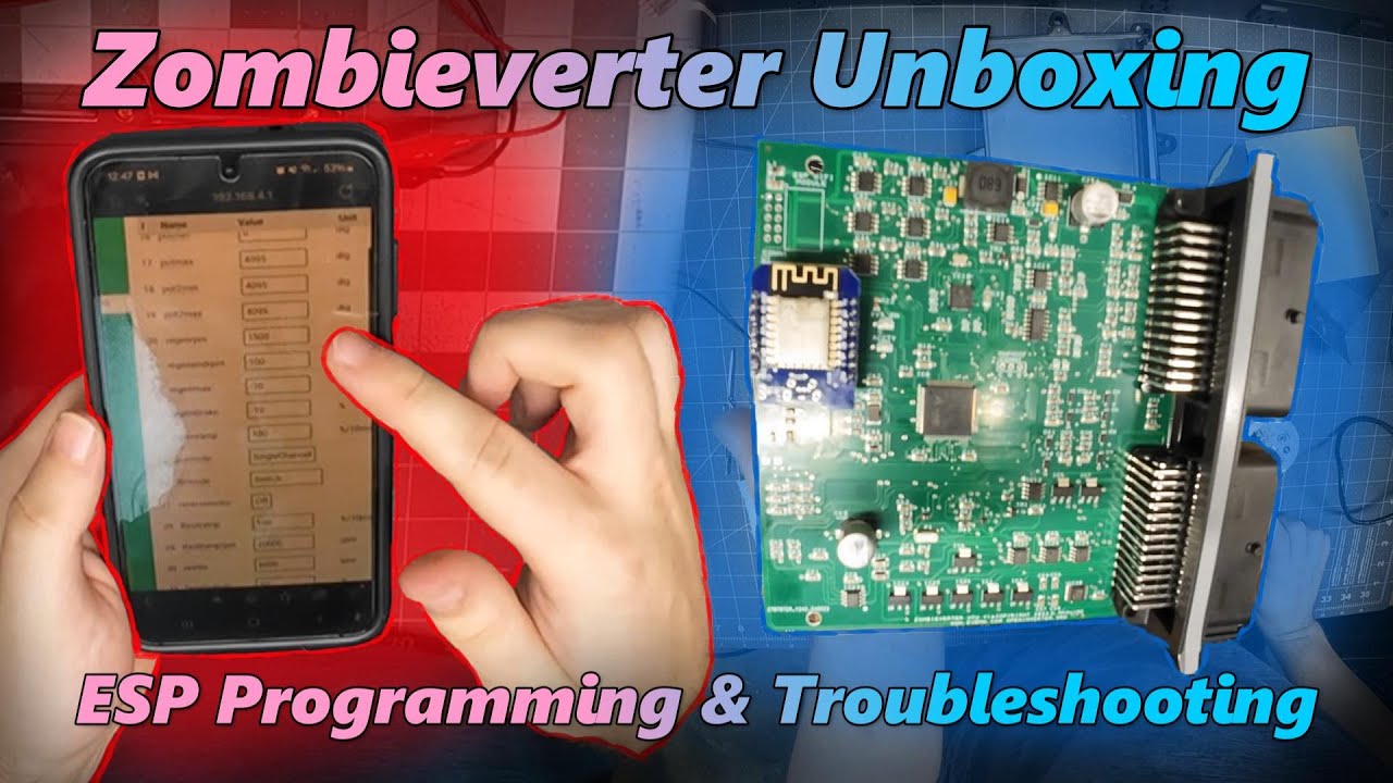 How to program a Zombieverter ESP Web Interface & Troubleshooting; AWD Electric GOKART!: Part 4