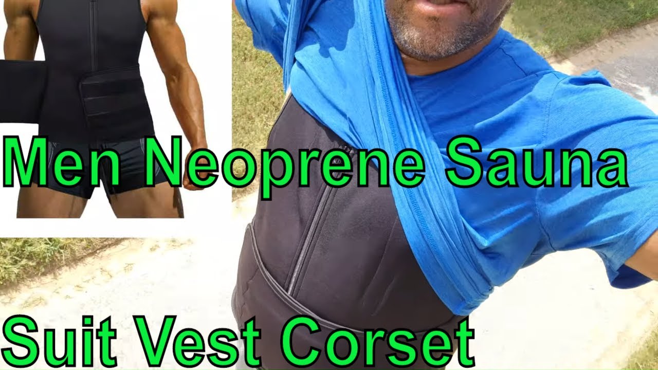 Neoprene Workout Tight Sauna Suit for Men Vest