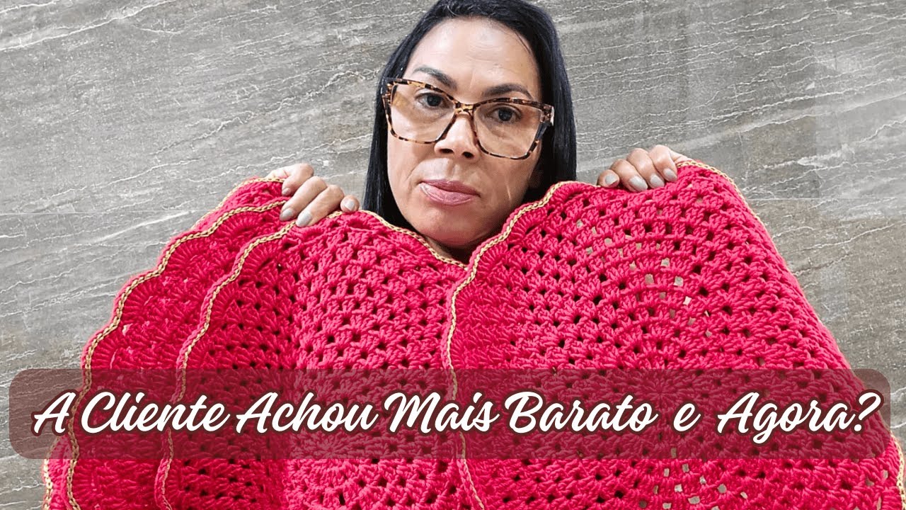 A CLIENTE ACHOU MAIS BARATO E AGORA? - Vlog de Crochê - Alvenir Svagera