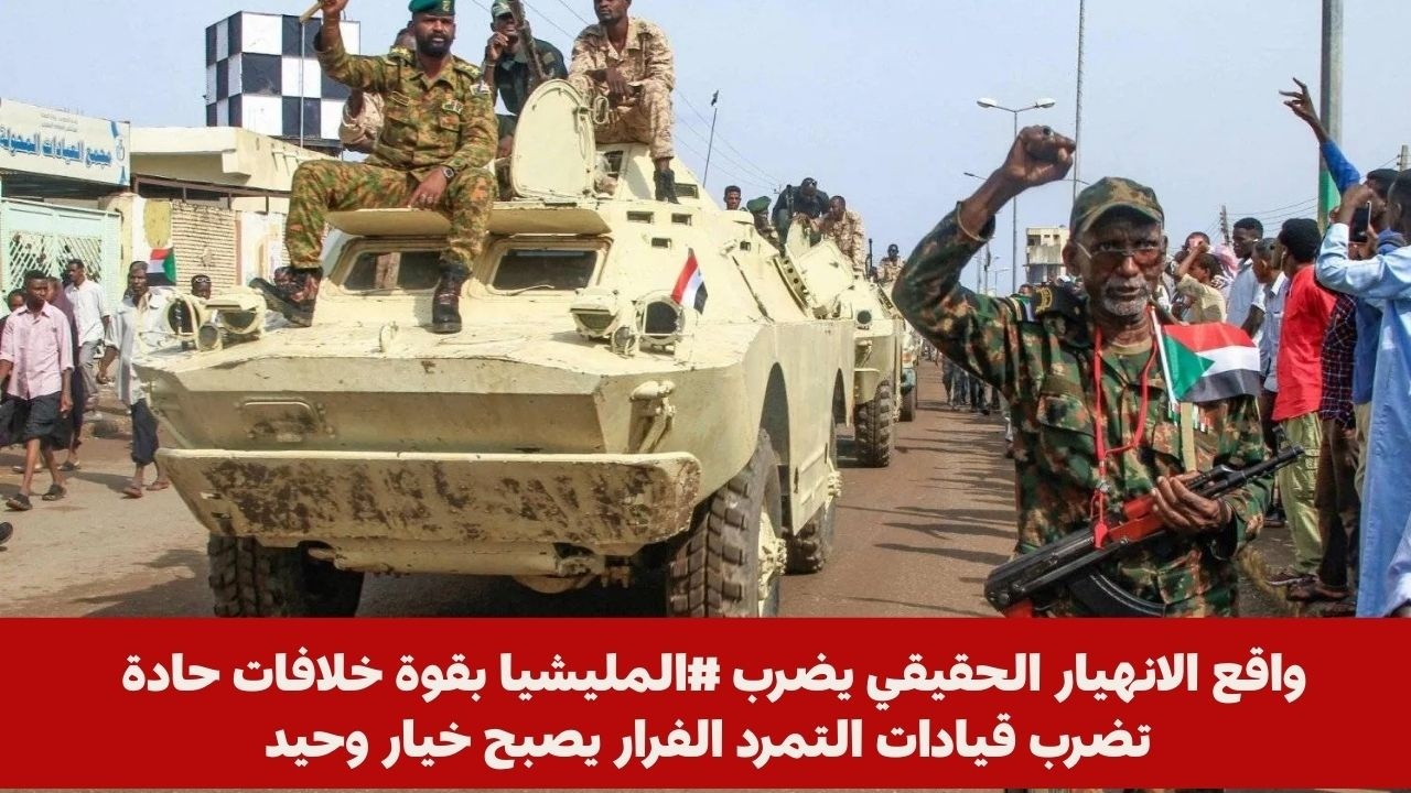 واقع الانهيار الحقيقي يضرب #المليشيا بقوة خلافات حادة تضرب قيادات التمرد الفرار يصبح خيار وحيد