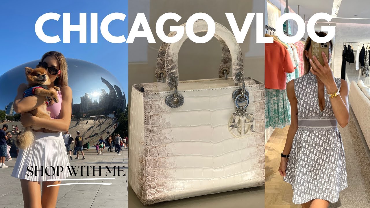 LUXURY CHICAGO SHOPPING VLOG✨ | HERMÈS, CHANEL, SAKS, DIOR, THE REALREAL, MICHIGAN AVE TOUR✨😍💰🛍🥳🍕