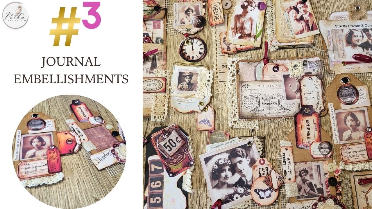 Beginner Friendly Journal Embellishments Episode 3