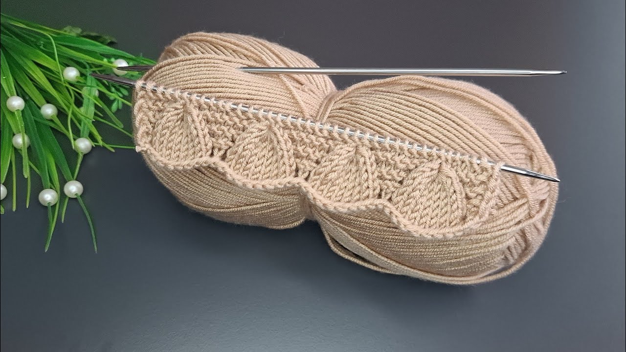 İki şiş kolay &ouml;rg&uuml; yelek model anlatımı ✅️Eays crochet knitting patterns