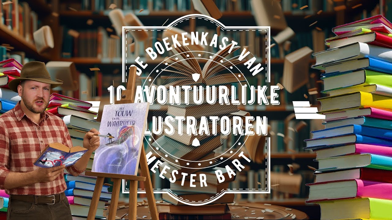 10 Avontuurlijke illustratoren - Kinderboekenweek 2025 Vol Avontuur