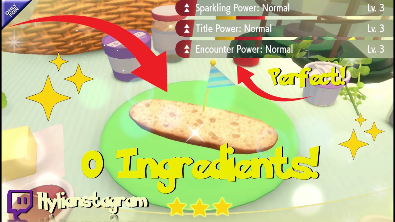 0 INGREDIENTS! Perfect Sparkling Power Sandwiches - The Rice Drop Method - Pokémon Scarlet & Violet