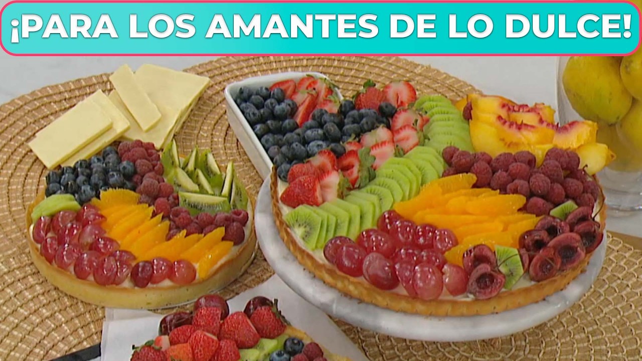 ¡UNA DELICIA! Tarta de pastelera con chocalate blanco y frutas de estación con Mariana Corbetta