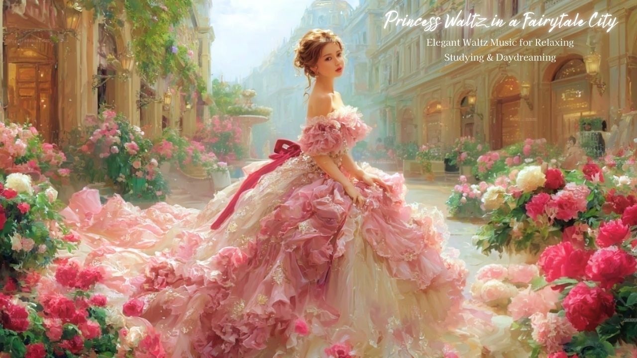 Princess Waltz in a Fairytale City 🏰✨ Study & Dream like Royalty
