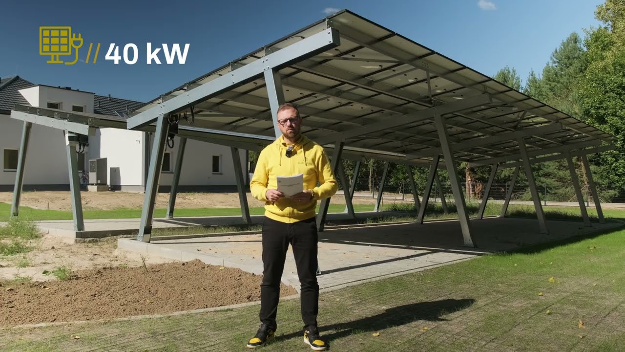 Carport 40 kW, który zasila cały ośrodek ⚡ | Realizacja Starkhouse