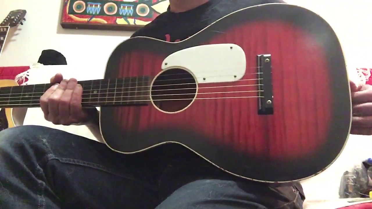 Harmony Stella H931 Parlor Acoustic Guitar 1960&rsquo;s USA