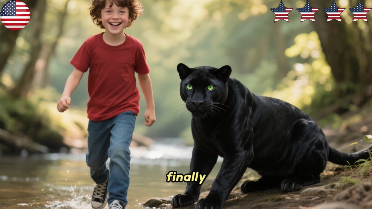 The Jungle Book Mowgli and The Black Panther The Deer  🌴3D 4K Bedtime Stories for Kids in English