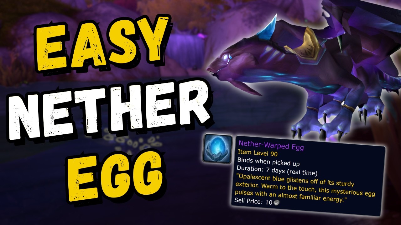 EASY Nether-Warped Egg Guide - World Of Warcraft - #worldofwarcraft #guide #gaming