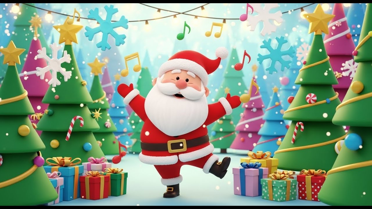 Santa Dance Song 🎶 | Christmas Fun for Babies & Toddlers