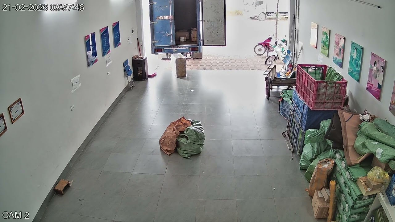 CCTV QUÁ TRÌNH XUẤT ĐƠN HÀNG ĐÓNG ĐƠN HÀNG VÀO BAO CHUYỂN CHO BN HUB NGÀY 21 2 2026