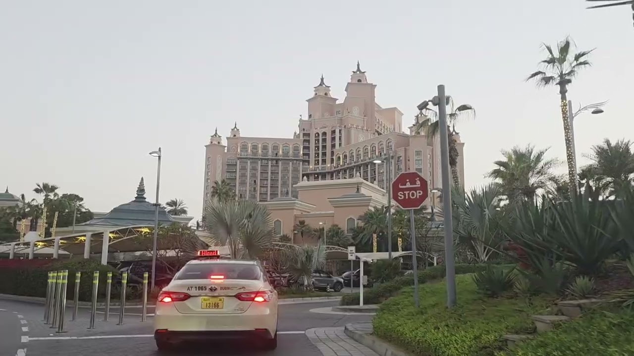 Atlantis the palm palm jumeirah evening time