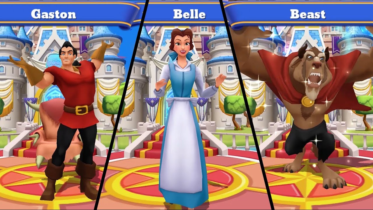 Welcome Screens BEAUTY AND THE BEAST CHARACTERS | Disney Magic Kingdoms