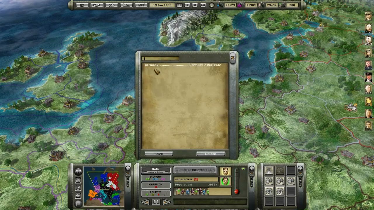Aggression: Reign Over Europe. German campaign (Historical path). Part 61 - Industrialists