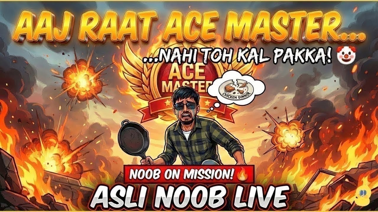 Aaj raat Ace master🤡 Noob on mission - BGMI Ep 38