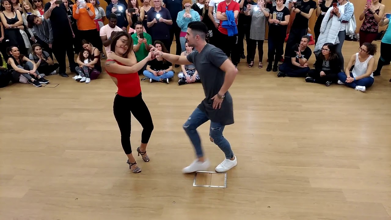Kike & Nahir   Bachata - Workshop Ibérico 2018   Albufeira Algarve   Portugal 2018 02 25