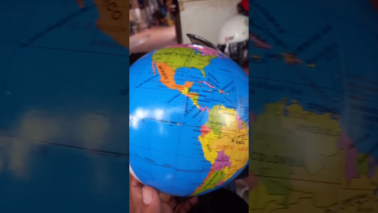 world map globe