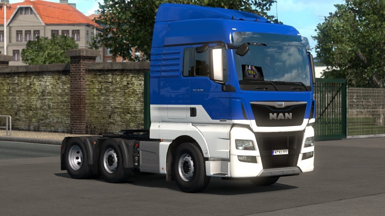 ETS 2 - MAN TGX Euro 6 Transporting 14 Tones of Milk