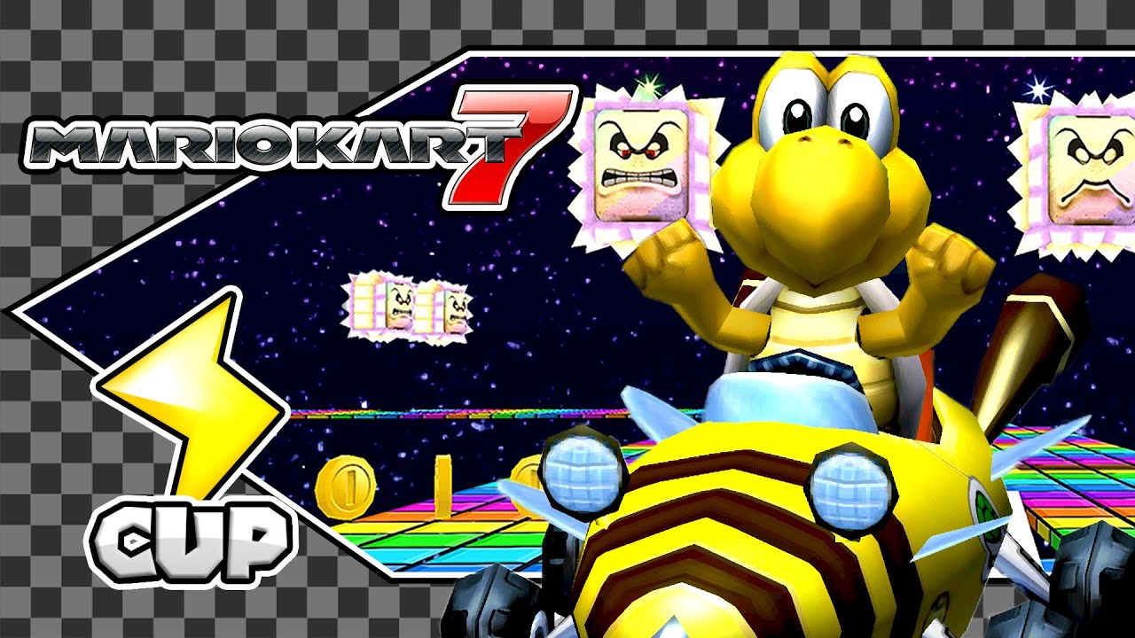 Mario Kart 7: Koopa Troopa / Lightning Cup (150CC) [4K]