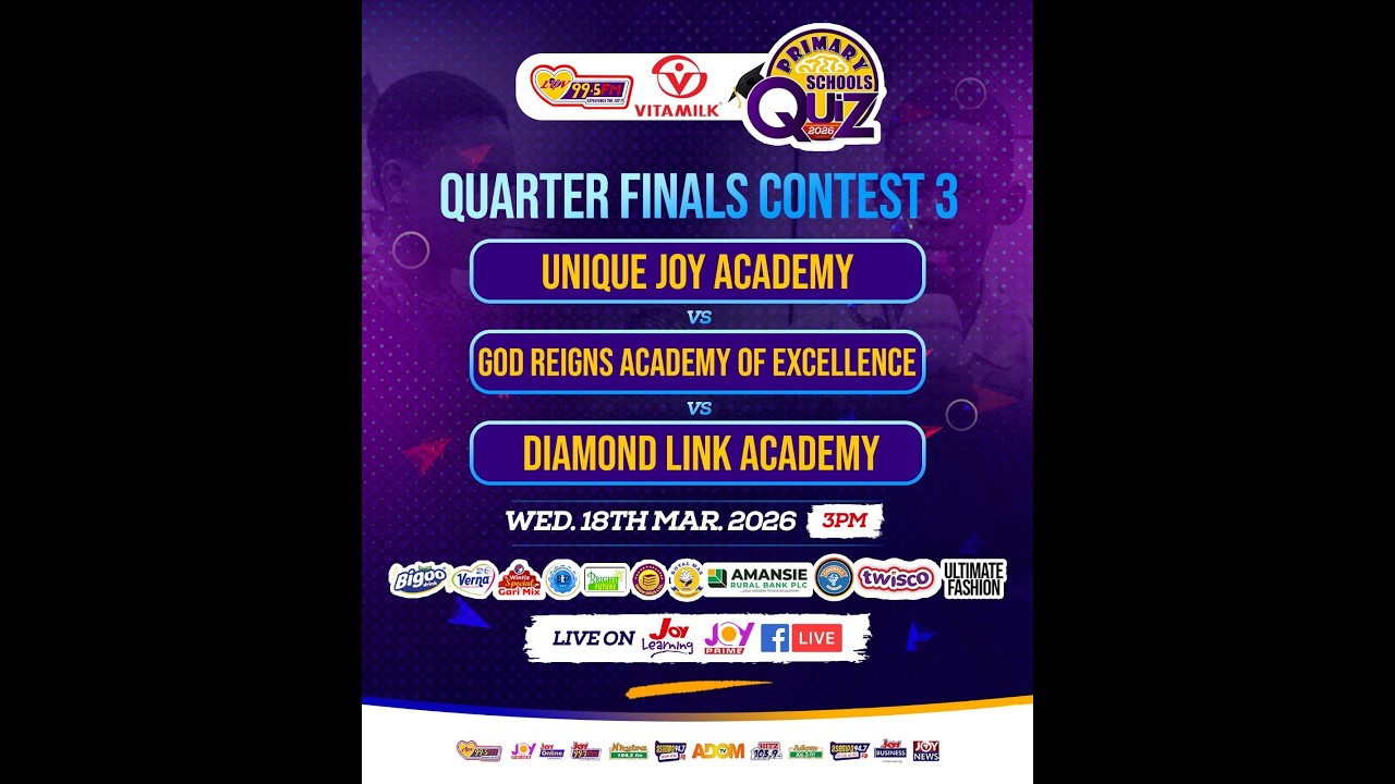 Quarterfinal  3 : Unique Joy Academy vs God Reigns Academy of Excellence vs Diamond Link Academy