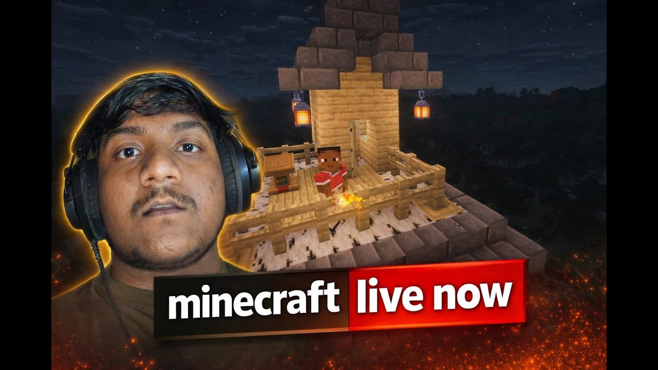 MINECRAFT LIVE NOW 🔴 JOIN THE STREAM & LET'S SURVIVE TOGETHER! 🔥