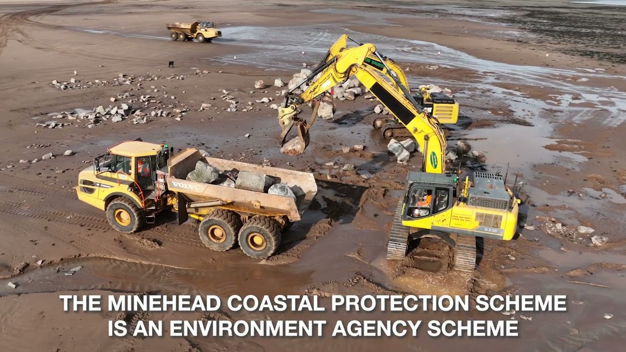 Boosting Somerset’s Minehead sea defence