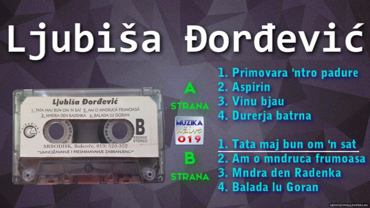 Ljubisa Djordjevic - Ceo Album KASETA (Aspirin) // MuzikaUzivo019