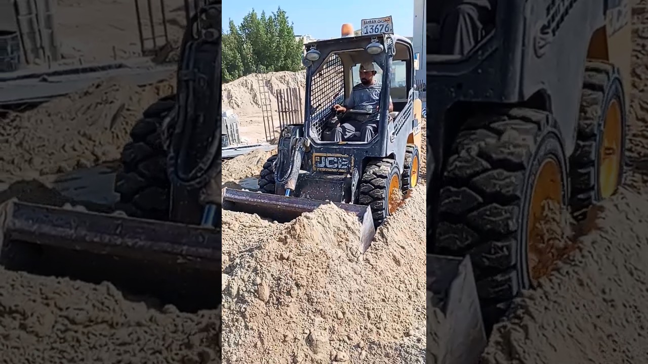 skid steer loader jcb 135HD #construction #jcb #skidloader #heavyequipment #shorts