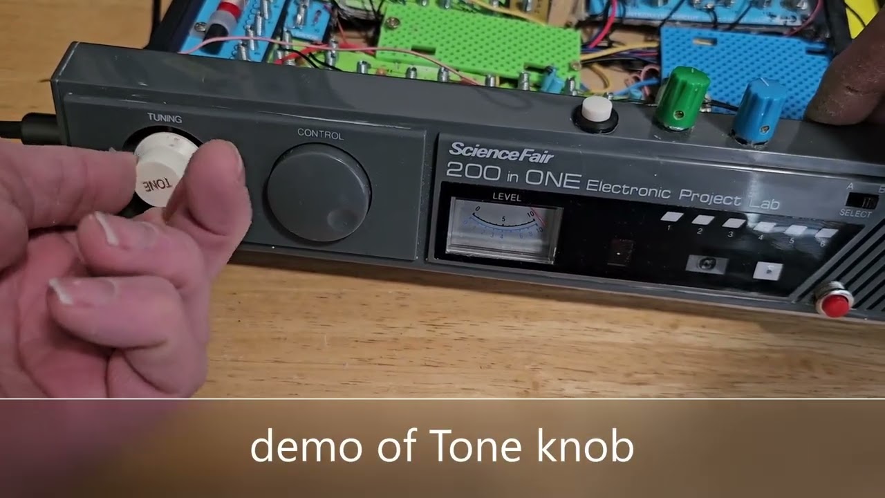 Sound generator from vintage electronics kit