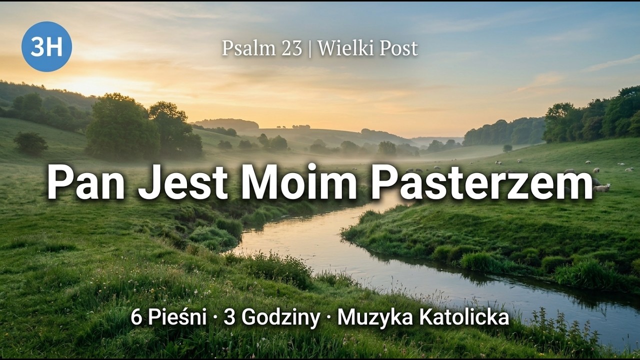 Psalm 23 playlist| 🐑 Pan Jest Moim Pasterzem 3 Godziny Katolickie | Muzyka Wielkiego Postu playlista