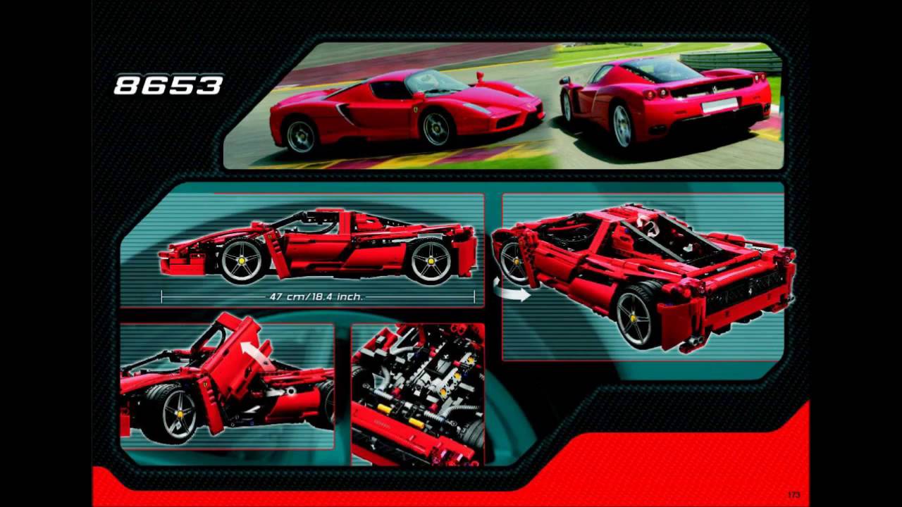 8653 LEGO Enzo Ferrari (Instruction Booklet)