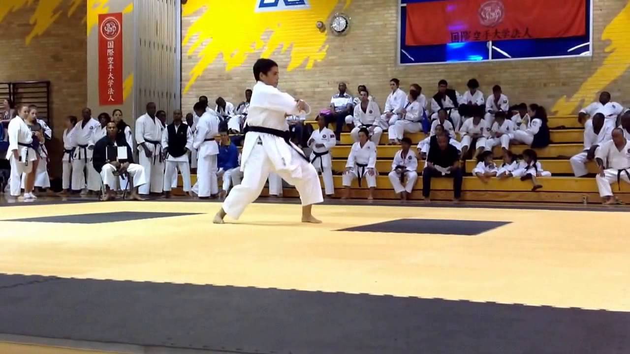 Sochin (finals) Women's Trinidad & Tobago | IKD World Cup 2015 Shotokan Karate #IKDWorldCup